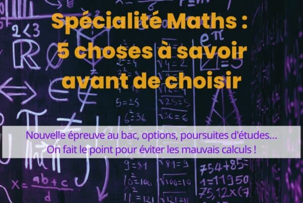 Spécialité Maths 2026